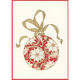 Poinsettia Ornament Holiday Cards with Inside Imprint Image 4 of 4